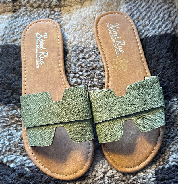 Teal Sandals