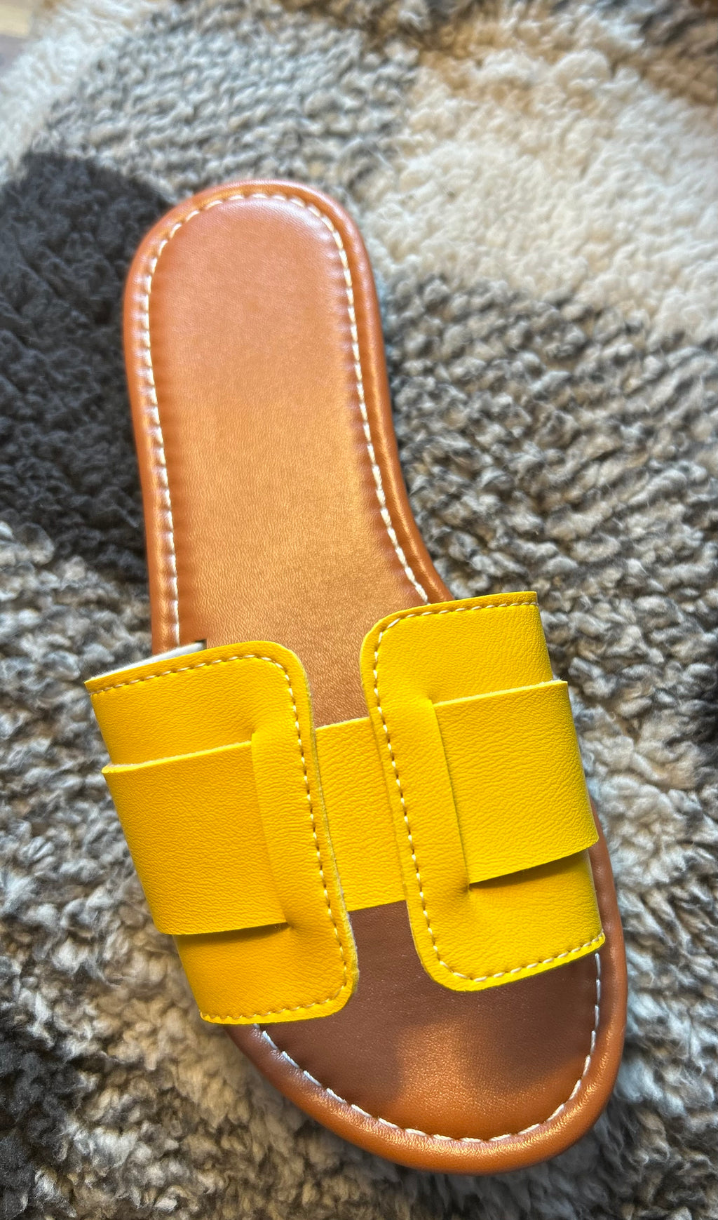 Sandals yellow summer